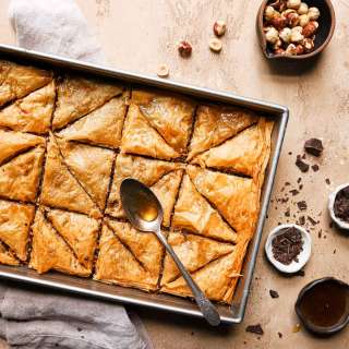Homemade Chocolate Baklava