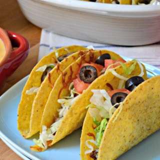 Ground Beef and Chorizo Baked Tacos