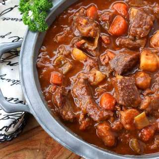 Traditional Irish Guinness Beef Stew