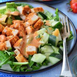 Chicken Chop Salad w/ Smokey French Dressing