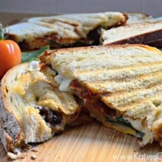 BLT with Mozzarella and Sundried Tomato Panini