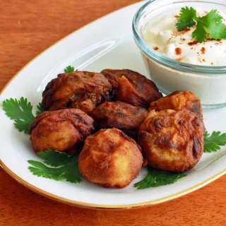 Tandoori Fried Mushrooms with Yogurt Dipping Sauce