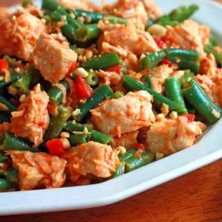 Yam Tua Poo (Thai Chicken and Bean Salad)