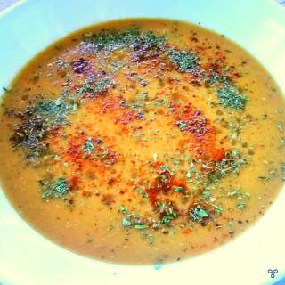 Spicy Red Lentil Soup Recipe