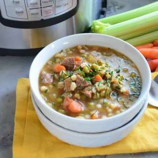 Instant Pot Beef Barley Soup
