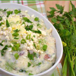 Feta Cheese Mashed Potatoes
