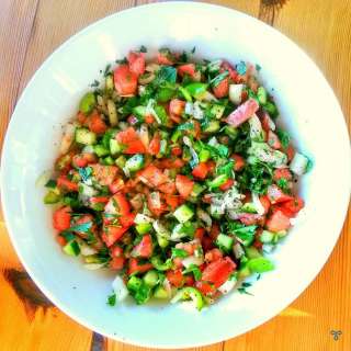 Shepherd's Salad Recipe (Turkish - Çoban Salatası)
