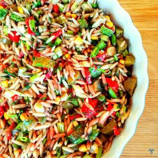 Turkish Orzo Salad Recipe - Arpa Şehriye Salatası