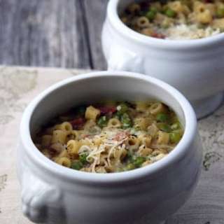 Pasta and Peas Soup