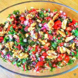 Gavurdağı Salad - A Tomato & Walnut Salad