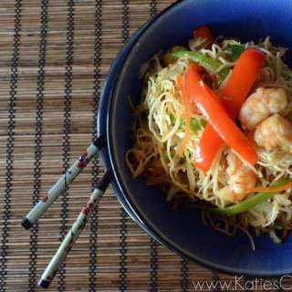 Shrimp and Veggie Lo Mein