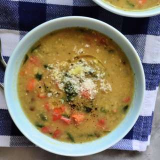Instant Pot Italian Vegetable Lentil Soup