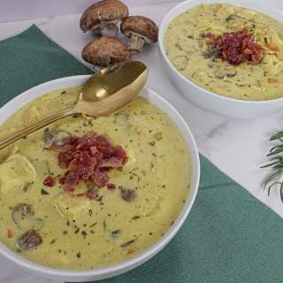 Creamy Tortellini Soup