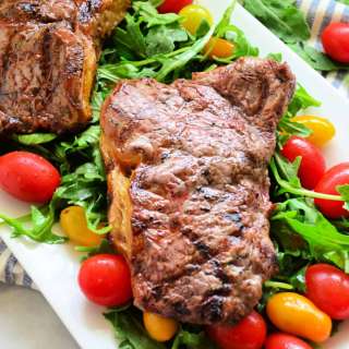 Grilling New York Strip