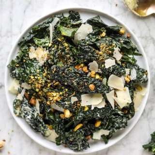 Parmesan Pistachio Kale Salad