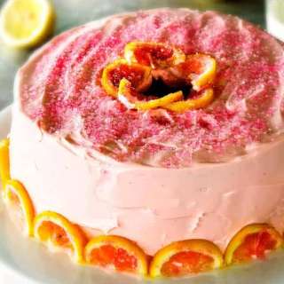 Pink Lemonade Pound Cake