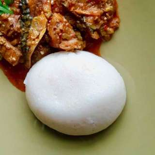 Banku (utilizando masa preparada)