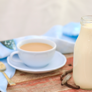 Homemade French Vanilla Coffee Creamer