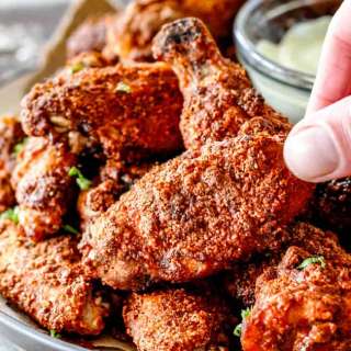 Crispy Ancho Baked Chicken Wings