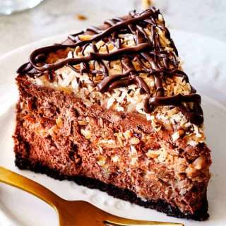 German Chocolate Cheesecake