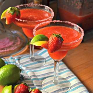 Frozen Strawberry Margaritas