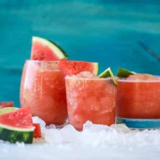 Frozen Watermelon Lime Agua Fresca