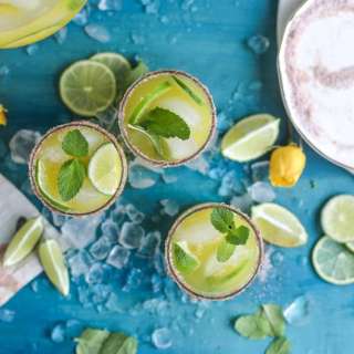 Mint Mango Margarita Punch