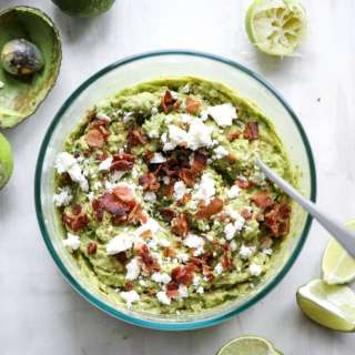 Cheesy Chipotle Bacon Guacamole