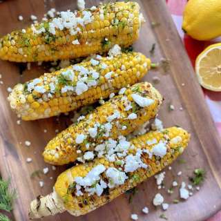 Greek Grilled Corn on the Cob