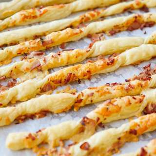 Ham and Cheese Pastry Twists Recipe