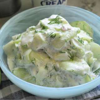 Creamy Cucumber Salad