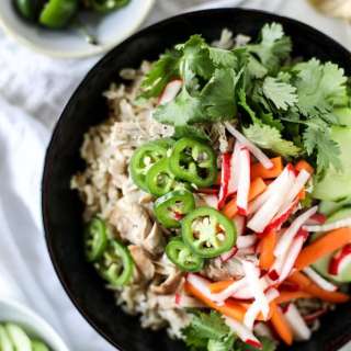 Slow Cooker Banh Mi Rice Bowls