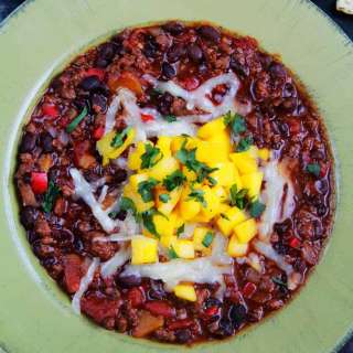 Mango Black Bean Chili