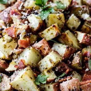 Roasted Potatoes with Bacon and Parmesan