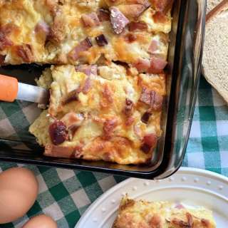 Ham Egg and Cheese Casserole