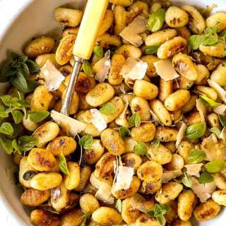Gnocchi in Brown Butter Herb Sauce