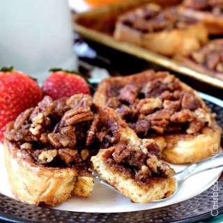 French Toast Bake with Pecan Praline