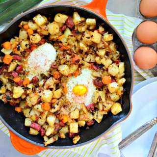 Corned Beef Hash and Eggs