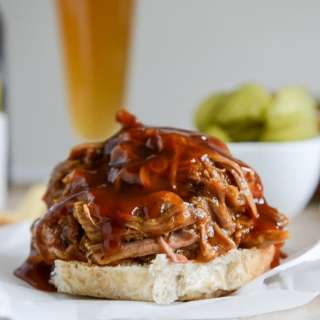 Saucy Pulled Pork Sandwiches