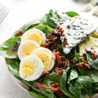 Killer Spinach Salads with Hot Bacon Dressing