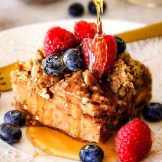 Dulce De Leche French Overnight Toast Casserole