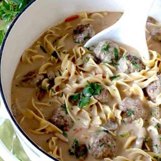 Swedish Meatball Noodle Soup