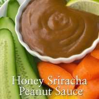 Honey Sriracha Peanut Sauce
