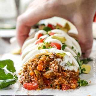 Beef and Bean Burrito