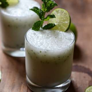 Frosty Coconut Mojitos
