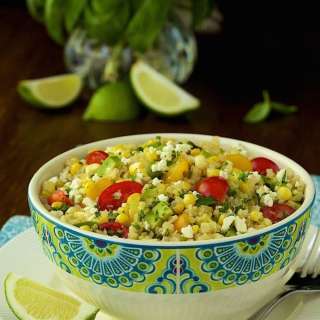 Fresh Corn and Avocado Quinoa Salad