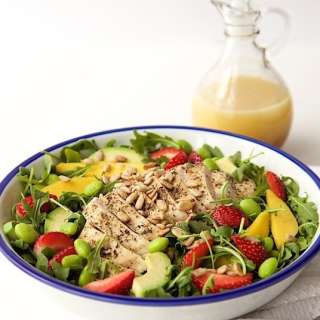 Arugula Chicken Salad with Honey Lime Dressing