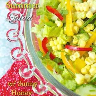 Farmer's Market Salad with Sunny Honey Vinaigrette