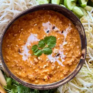 Mee Ka Tee Recipe (Thai Red Curry Soup)