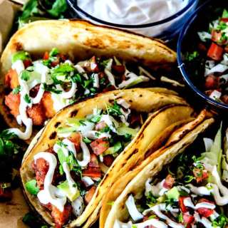 Baja Tacos with Fish Taco Sauce